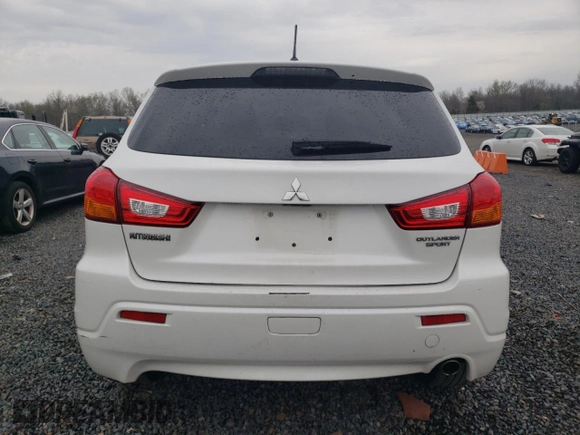 2011 Mitsubishi Outlander Sport SE with VIN JA4AP4AU5BZ009343, listed as a Copart auction lot 52790585 with 75,153 mi miles and Salvage Title. Bid and sale history available at carsss.com. Image 6.