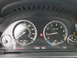 2015 BMW 5 Series 550i with VIN WBAKN9C56FD682337, listed as a Copart auction lot 44209865 with 115,956 mi miles and Clean title. Bid and sale history available at DreamBid. Image 9.