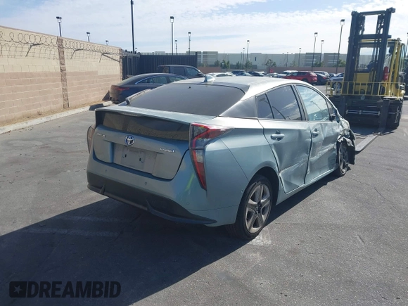 2016 Toyota Prius Four with VIN JTDKARFU8G3510996, listed as a IAAI auction lot 41406304 with 118,526 mi miles and . Bid and sale history available at DreamBid. Image 4.