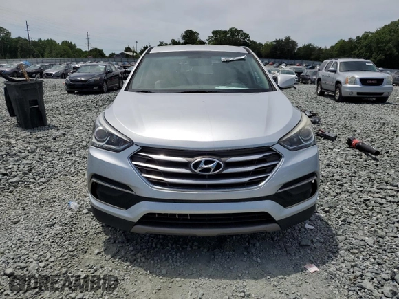 2017 Hyundai Santa Fe 2.4L with VIN 5XYZT3LBXHG485797, listed as a Copart auction lot 57067725 with 177,434 mi miles and Salvage title. Bid and sale history available at DreamBid. Image 5.