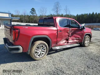 2019 GMC Sierra 1500 SLT with VIN 3GTU9DED2KG265625, listed as a Copart auction lot 45293105 with 112,137 mi miles and Salvage Title. Bid and sale history available at carsss.com. Image 3.