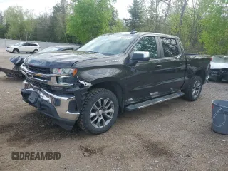 2021 Chevrolet Silverado 1500 LT z VIN 1GCPYDEK7MZ376463, wystawiony jako Copart lot #54556535 z przebiegiem 121 519 mil mil oraz Szkoda całkowita • Salvage title. Historia ofert i sprzedaży dostępna na DreamBid. Obrazek 1.