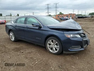 2015 Chevrolet Impala LT with VIN 2G1125S32F9159211, listed as a Copart auction lot 61585405 with 152,361 mi miles and Salvage title. Bid and sale history available at DreamBid. Image 4.