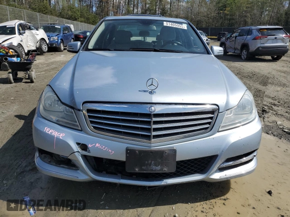 2013 Mercedes-Benz C-Class C 300 Sport with VIN WDDGF8AB2DR261066, listed as a Copart auction lot 51405955 with 220,369 mi miles and Salvage Title. Bid and sale history available at carsss.com. Image 5.