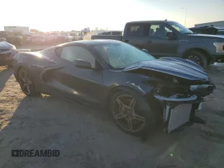2021 Chevrolet Corvette 3LT with VIN 1G1YC2D47M5102075, listed as a Copart auction lot 85314404 with 3,650 mi miles and Salvage Title. Bid and sale history available at carsss.com. Image 4.