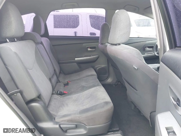 2012 Toyota Prius v Two with VIN JTDZN3EU8C3077725, listed as a IAAI auction lot 41793393 with 209,155 mi miles. Bid and sale history available at carsss.com. Image 8.
