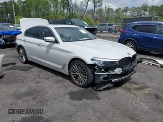 2018 BMW 5 Series 530i with VIN WBAJA5C55JWA38747, listed as a IAAI auction lot 41922937 with 100,951 mi miles and . Bid and sale history available at DreamBid. Image 1.