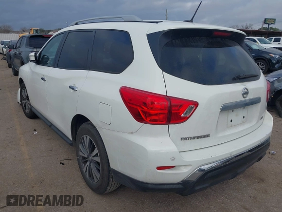 2017 Nissan Pathfinder Platinum with VIN 5N1DR2MN0HC609829, listed as a IAAI auction lot 41500505 with 185,271 mi miles. Bid and sale history available at carsss.com. Image 3.