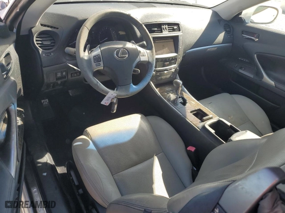 2011 Lexus IS 250C with VIN JTHFF2C20B2518102, listed as a Copart auction lot 83483484 with 91,023 mi miles and Salvage Title. Bid and sale history available at carsss.com. Image 8.
