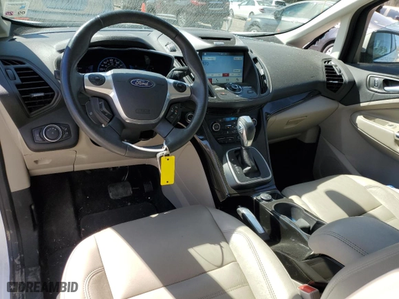 2017 Ford C-Max Energi Titanium with VIN 1FADP5FU3HL109041, listed as a Copart auction lot 48553575 with 74,040 mi miles and Salvage Title. Bid and sale history available at carsss.com. Image 8.