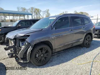 2022 Honda Pilot Special Edition with VIN 5FNYF5H23NB023656, listed as a Copart auction lot 50919005 with 55,388 mi miles and Salvage Title. Bid and sale history available at carsss.com. Image 1.