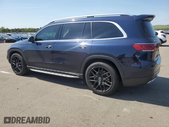 2020 Mercedes-Benz GLS 450 with VIN 4JGFF5KE8LA204635, listed as a Copart auction lot 55257424 with 62,060 mi miles and Salvage Title. Bid and sale history available at DreamBid. Image 2.