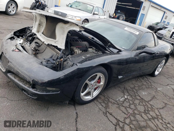 2000 Chevrolet Corvette with VIN 1G1YY12G9Y5125128, listed as a Copart auction lot 75965964 with 0 mi miles and Salvage Title. Bid and sale history available at carsss.com. Image 1.