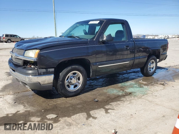 2004 Chevrolet Silverado 1500 Work Truck with VIN 1GCEC14XX4Z308059, listed as a Copart auction lot 47212375 with 76,014 mi miles and Salvage Title. Bid and sale history available at carsss.com. Image 1.