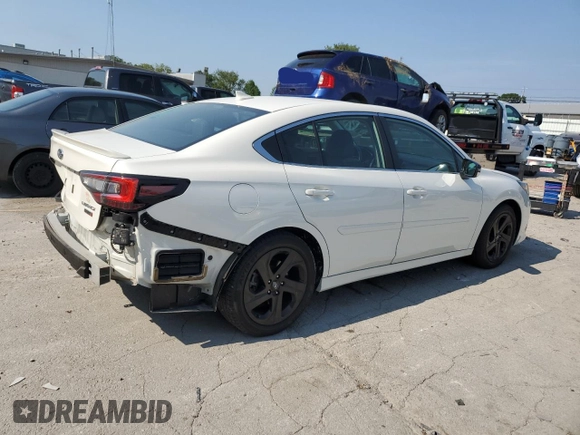 2021 Subaru Legacy Sport with VIN 4S3BWAH67M3014729, listed as a Copart auction lot 68991634 with 39,241 mi miles and Salvage Title. Bid and sale history available at carsss.com. Image 3.