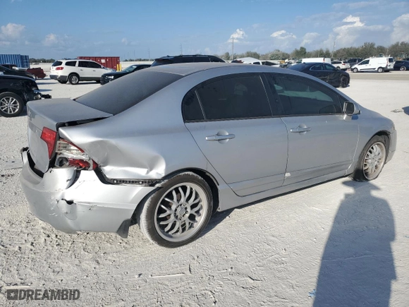 2007 Honda Civic Sdn LX with VIN 1HGFA165X7L021819, listed as a Copart auction lot 47193665 with 263,093 mi miles and Non Repairable. Bid and sale history available at carsss.com. Image 3.