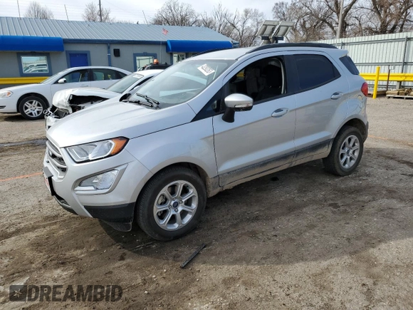 2022 Ford EcoSport SE z VIN MAJ6S3GL6NC473712, wystawiony jako Copart lot #43293263 z przebiegiem 2291 mil mil oraz Szkody całkowita. Historia ofert i sprzedaży dostępna na DreamBid. Obrazek 1.