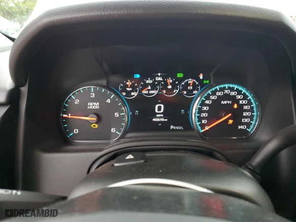 2020 Chevrolet Suburban Premier with VIN 1GNSKJKJ9LR123382, listed as a Copart auction lot 86950554 with 45,616 mi miles and Salvage Title. Bid and sale history available at carsss.com. Image 9.