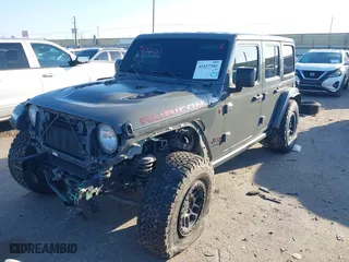 2021 Jeep Wrangler Unlimited Rubicon with VIN 1C4JJXFG3MW842686, listed as a IAAI auction lot 41517391 with 44,127 mi miles. Bid and sale history available at carsss.com. Image 19.