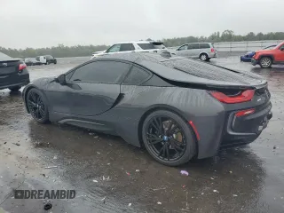 2016 BMW i8 z VIN WBY2Z2C50GV674727, wystawiony jako Copart lot #73131834 z przebiegiem 60 860 mil mil oraz Szkoda całkowita • Salvage title. Historia ofert i sprzedaży dostępna na DreamBid. Obrazek 2.