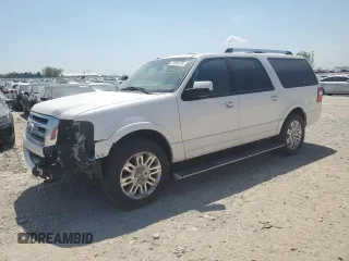 2014 Ford Expedition Max Limited с VIN 1FMJK2A54EEF00706, выставлен на аукционе Copart как лот 87456134 с пробегом 143 382 миль миль и Списание • Salvage title. История ставок и продаж доступна на DreamBid. Изображение 1.