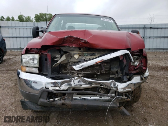 2003 Ford Super Duty F-250 XL with VIN 1FTNW21P93EC88958, listed as a Copart auction lot 66421014 with 0 mi miles and Salvage Title. Bid and sale history available at carsss.com. Image 5.