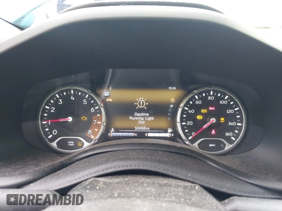 2021 Jeep Renegade Trailhawk with VIN ZACNJDC15MPN30461, listed as a IAAI auction lot 41846420 with 53,458 mi miles and . Bid and sale history available at DreamBid. Image 7.