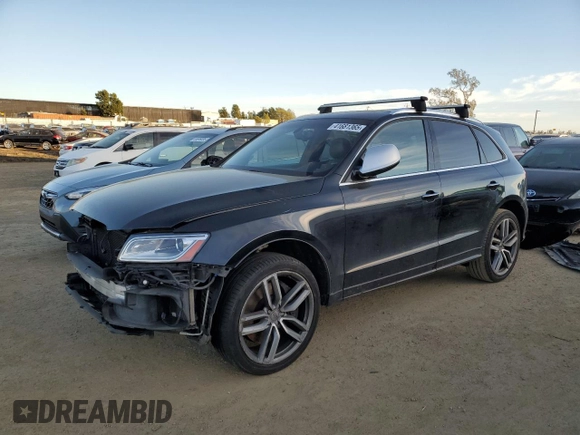 2015 Audi SQ5 Premium Plus z VIN WA1CGAFP3FA145596, wystawiony jako Copart lot #41681365 z przebiegiem 94 726 mil mil oraz Szkoda całkowita • Salvage title. Historia ofert i sprzedaży dostępna na DreamBid. Obrazek 1.