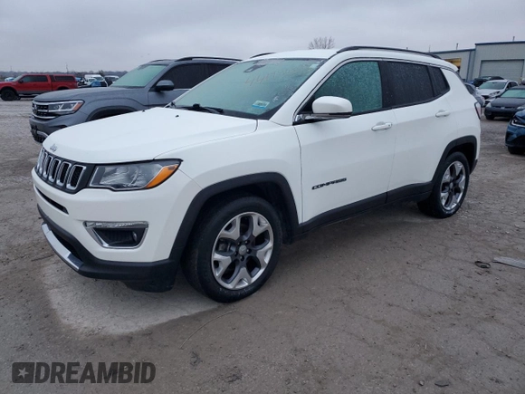 2021 Jeep Compass Limited with VIN 3C4NJCCB1MT511467, listed as a Copart auction lot 44198035 with 106,879 mi miles and Clean Title. Bid and sale history available at carsss.com. Image 1.