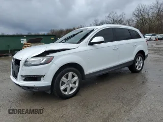 2014 Audi Q7 3.0T Premium Plus with VIN WA1LGAFE6ED005988, listed as a Copart auction lot 53306445 with 111,996 mi miles and Salvage Title. Bid and sale history available at carsss.com. Image 1.