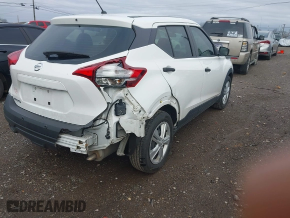 2020 Nissan Kicks S with VIN 3N1CP5BV7LL546450, listed as a IAAI auction lot 41117857 with 117,957 mi miles and . Bid and sale history available at carsss.com. Image 4.