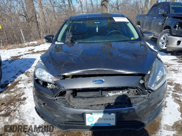 2016 Ford Focus SE with VIN 1FADP3F27GL257596, listed as a IAAI auction lot 41619509 with 75,606 mi miles. Bid and sale history available at carsss.com. Image 12.