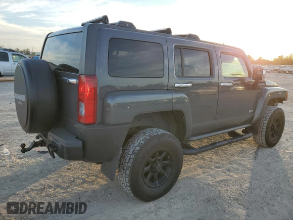 2008 Hummer H3 SUV with VIN 5GTEN13E688193085, listed as a Copart auction lot 83039714 with 106,990 mi miles and Salvage Title. Bid and sale history available at DreamBid. Image 3.