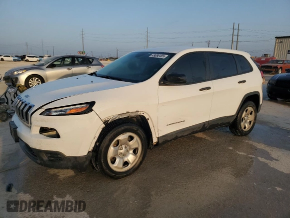 2014 Jeep Cherokee Sport with VIN 1C4PJLAB5EW169030, listed as a Copart auction lot 49086455 with 114,845 mi miles and Clean Title. Bid and sale history available at DreamBid. Image 1.