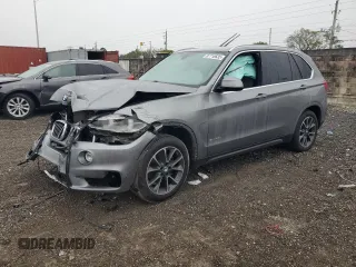 2017 BMW X5 sDrive35i with VIN 5UXKR2C36H0X04777, listed as a Copart auction lot 87718635 with 0 mi miles and Salvage Title. Bid and sale history available at carsss.com. Image 1.