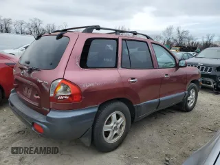 2002 Hyundai Santa Fe GLS with VIN KM8SC73D22U153199, listed as a Copart auction lot 86425594 with 252,992 mi miles and Non Repairable. Bid and sale history available at carsss.com. Image 3.