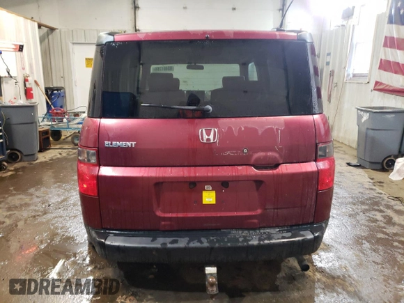 2007 Honda Element EX with VIN 5J6YH27797L011074, listed as a Copart auction lot 83461784 with 185,851 mi miles and Clean Title. Bid and sale history available at DreamBid. Image 6.