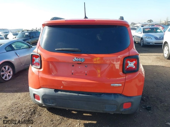 2015 Jeep Renegade Latitude with VIN ZACCJABT3FPC08724, listed as a IAAI auction lot 41965168 with 95,590 mi miles. Bid and sale history available at carsss.com. Image 16.