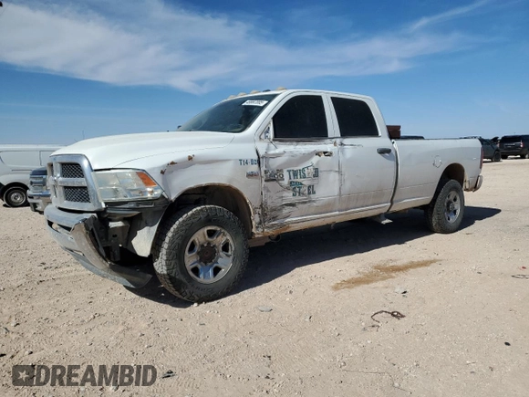2014 Ram 2500 Tradesman with VIN 3C6UR5HJ1EG186160, listed as a Copart auction lot 49997895 with 136,195 mi miles and Salvage Title. Bid and sale history available at carsss.com. Image 1.