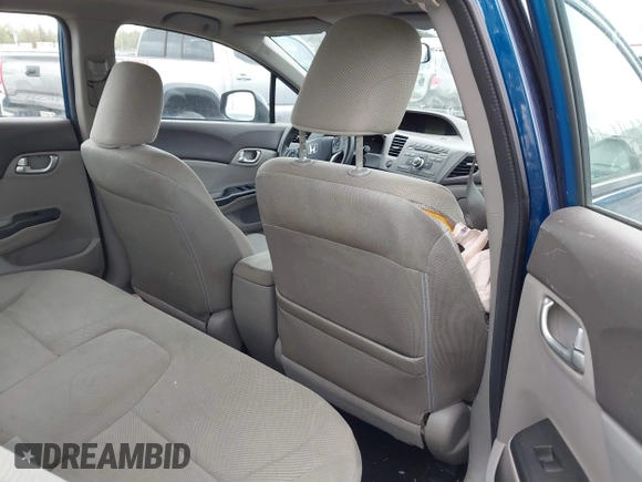 2012 Honda Civic EX with VIN 19XFB2F87CE059085, listed as a IAAI auction lot 41980879 with 154,880 mi miles and . Bid and sale history available at DreamBid. Image 8.