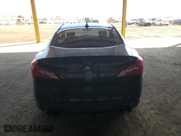 2010 Hyundai Genesis Coupe with VIN KMHHU6KH1AU023886, listed as a Copart auction lot 46262545 with 172,344 mi miles and Salvage title. Bid and sale history available at DreamBid. Image 6.