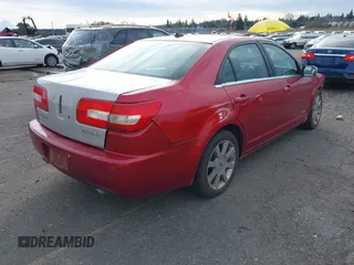 2008 Lincoln MKZ with VIN 3LNHM28T98R645089, listed as a IAAI auction lot 41601946 with 128,480 mi miles. Bid and sale history available at carsss.com. Image 4.