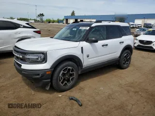 2021 Ford Bronco Sport Big Bend с VIN 3FMCR9B67MRB37429, выставлен на аукционе Copart как лот 56657035 с пробегом 32 540 миль миль и На запчасти • Non repairable. История ставок и продаж доступна на DreamBid. Изображение 1.