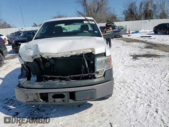 2013 Ford F-150 XL with VIN 1FTMF1CM2DKG48843, listed as a Copart auction lot 45864325 with 154,763 mi miles and Salvage Title. Bid and sale history available at carsss.com. Image 11.