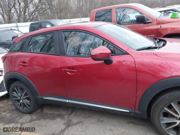 2018 Mazda CX-3 Grand Touring with VIN JM1DKFD75J0305565, listed as a IAAI auction lot 41135957 with 26,810 mi miles. Bid and sale history available at carsss.com. Image 13.