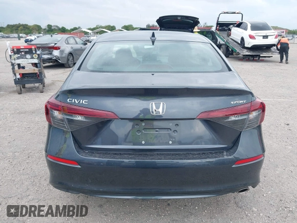 2025 Honda Civic Sport with VIN 2HGFE2F56SH546313, listed as a IAAI auction lot 41889296 with 4,768 mi miles and . Bid and sale history available at DreamBid. Image 16.