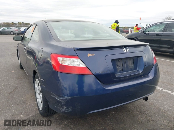 2008 Honda Civic Cpe LX with VIN 2HGFG12608H530474, listed as a IAAI auction lot 42084035 with 182,037 mi miles. Bid and sale history available at carsss.com. Image 6.