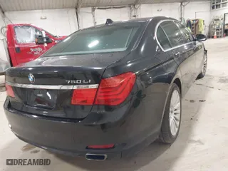2012 BMW 7 Series 750Li xDrive with VIN WBAKC8C57CC435569, listed as a IAAI auction lot 41813222 with 139,751 mi miles. Bid and sale history available at carsss.com. Image 4.