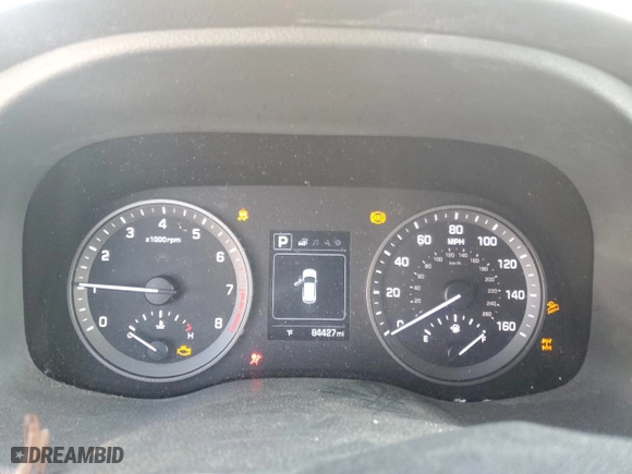 2017 Hyundai Tucson SE with VIN KM8J3CA44HU567567, listed as a Copart auction lot 47868395 with 84,427 mi miles and Salvage Title. Bid and sale history available at carsss.com. Image 9.