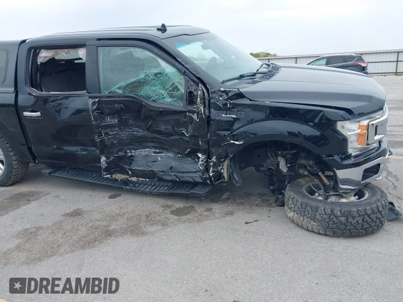 2018 Ford F-150 XL with VIN 1FTEW1E5XJKC37082, listed as a IAAI auction lot 42335721 with 167,401 mi miles and . Bid and sale history available at DreamBid. Image 6.